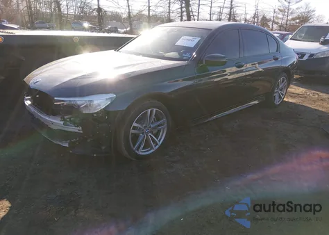 2019 BMW 740I xDrive from USA, damaged, VIN WBA7E4C55KGV70582